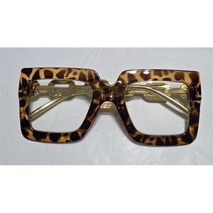NWT EyeKepper 2.0 Square Cat Eye Animal Chain Arm Readers Reading Glasses 135441